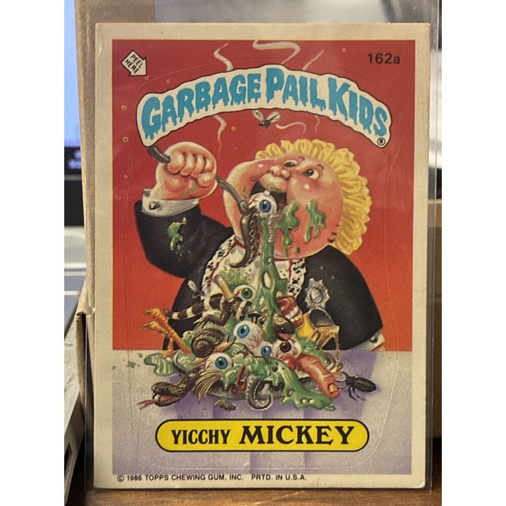 Yicchy Mickey 1986 Topps Garbage Pail Kids Series 4 #162a